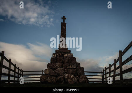 Maggie, WallMemorial Perhtshire Dunning, Ecosse, Banque D'Images