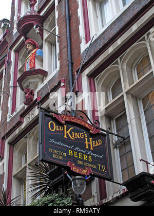 Old Kings Head Pub, Southwark - Tête du roi Cour, Grand Londres, Angleterre du Sud-Est, Royaume-Uni, SE1 1NA Banque D'Images