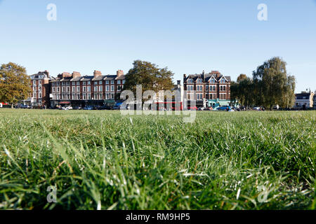 Vue sur Blackheath communes à Royal Parade, village de Blackheath, Londres, UK Banque D'Images