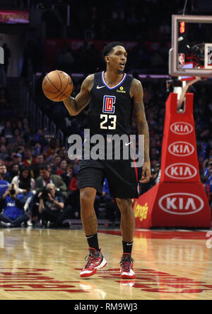 Los Angeles, Californie, USA. Feb 13, 2019. Los Angeles Clippers' Lou Williams (23) au cours d'un match de basket NBA entre les Los Angeles Clippers et Phoenix Suns Le mercredi 23 février, 13, 2019, dans la région de Los Angeles. Ringo : crédit Chiu/ZUMA/Alamy Fil Live News Banque D'Images