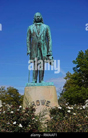 Elias Howe statue de Bridgeport, CT Banque D'Images