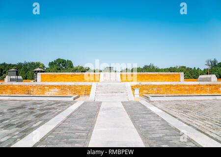 Temple de la Terre, le Parc Ditan à Beijing, Chine Banque D'Images