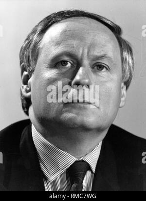 Oskar Lafontaine, Ministre Président de la Sarre, l'élection générale en 1990. Banque D'Images