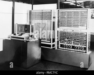 L'ordinateur Z3 par Konrad Zuse, le premier système informatique commandé par programme (reconstruction). Banque D'Images