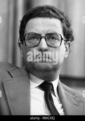 Gerhard Baum, Ministre de l'intérieur. Banque D'Images