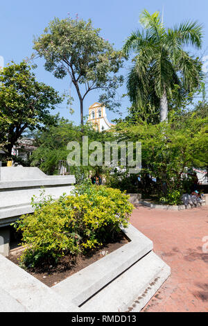 Plaza Fernandez De Madrid Cartagena Colombie Amérique du Sud Banque D'Images