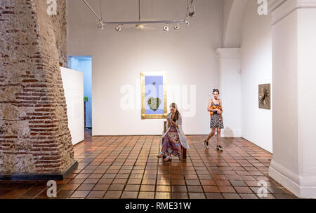 Le Musée d'Art Moderne de l'Amérique du Sud Colombie carthagène Banque D'Images