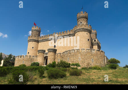 Manzanerez Château en Espagne Banque D'Images