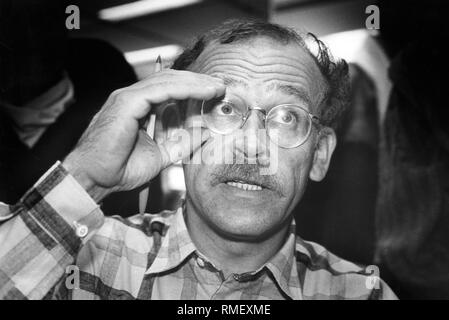 Günter Wallraff, écrivain / journaliste. Photo non datée, probablement dans les années 1980. Banque D'Images