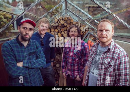 El Goodo promo shot, pour leur troisième album : par ordre de l'orignal Banque D'Images