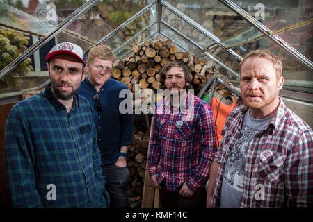 El Goodo promo shot, pour leur troisième album : par ordre de l'orignal Banque D'Images