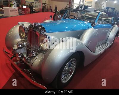 ExCel London, UK. 8Th Feb 2019. Car Classic Show 2019 ouvre ses portes à ExCel Exhibition Centre, London, UK Crédit : Nastia M/Alamy Live News Banque D'Images