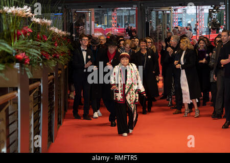 Berlin, Allemagne. Feb 13, 2019. Preise pour Agnès Varda, Berlinale 2019. Credit : Beata Siewicz/Pacific Press/Alamy Live News Banque D'Images