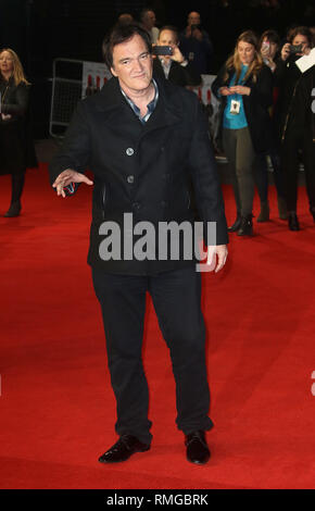 Dec 10, 2015 - Londres, Angleterre, Royaume-Uni - 'Les huit haineux' première européenne, Odeon Leicester Square - La photo montre des arrivées : Quentin Tarantin Banque D'Images