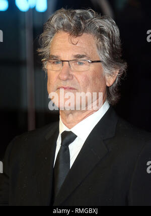 Dec 10, 2015 - Londres, Angleterre, Royaume-Uni - 'Les huit haineux' première européenne, Odeon Leicester Square - La photo montre des arrivées : Kurt Russell Banque D'Images