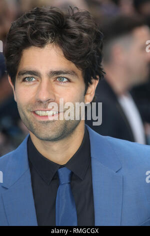 Jun 09, 2015 - Londres, Angleterre, Royaume-Uni - 'Entourage' première européenne, Vue West End, Leicester Square - La photo montre des arrivées : Adrian Grenier Banque D'Images