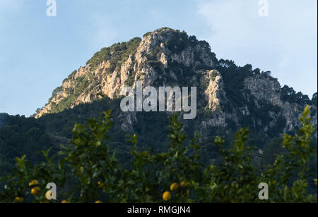 Rocky Mountain dans la Serra de Tramuntana, à Majorque. Banque D'Images