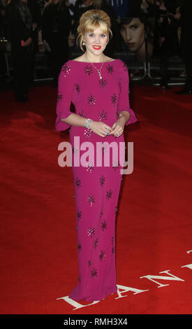 Dec 08, 2015 - Londres, Angleterre, Royaume-Uni - 'la Fille' danois première européenne, Odeon Leicester Square - La photo montre des arrivées : Emerald Fennell Banque D'Images