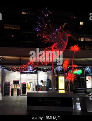 Lumières de Noël 2018 au centre du Nouveau-Brunswick, Bloomsbury, London, UK. Banque D'Images