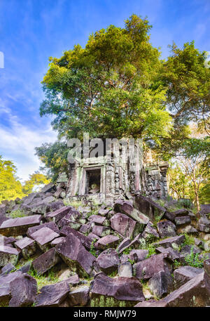 Beng Mealea ou Bung Mealea temple à matin. Siem Reap. Cambodge Banque D'Images