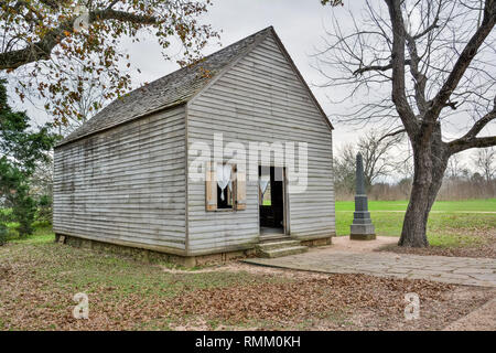 Washington-sur-le-Brazos, Texas, États-Unis d'Amérique - le 30 décembre 2016. Vue extérieure de la réplique de l'Independence Hall à Washington-sur-le- Banque D'Images