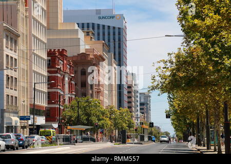 North Terrace, Adelaide, Australie du Sud Banque D'Images