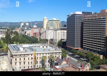 Voir d'Adelaide à partir de l'hôtel Sheraton, Adélaïde, Australie du Sud Banque D'Images