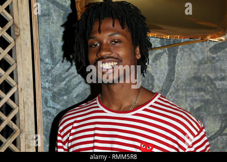 New York, USA. 24 août, 2016. Au Raury Mercredi, 24 août, 2016 21e Anniversaire Dîner pour Justine Skye à Jue Fil Club à New York, USA. Crédit : Steve Mack/S.D. Mack Photos/Alamy Banque D'Images