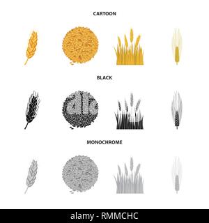 L'orge de printemps,spike,graines,dur,Culture,hiver,farine,terre, pain, céréales,graines,maïs,oreille,son,campagne,,golden,automne,venu,alimentation,or,rural,agriculture,avoine seigle,agriculture,plantes,blé,maïs,grain,récolte,ferme,,champ,set,icône,,illustration,collection,isolé,design,graphisme,élément,signe, vecteurs vecteur , Illustration de Vecteur