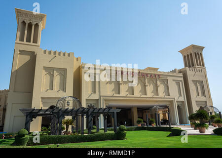 Doha, Qatar - 5 novembre, 2016. Vue extérieure du Grand Hyatt Hotel à Doha. Banque D'Images