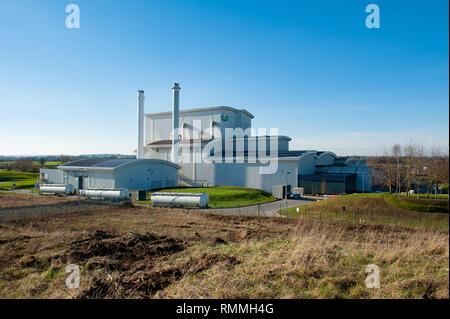 Arla Foods usine de lait dans la région de Westbury, Wiltshire, Royaume-Uni Banque D'Images