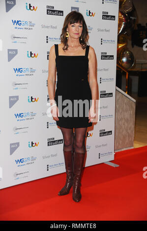 Les clients arrivent pour l'assemblée annuelle Writers' Guild Awards cérémonie tapis rouge à Regent's Park à Londres avec Rémi Lange : où : London, Royaume-Uni Quand : 14 Jan 2019 Credit : WENN.com Banque D'Images