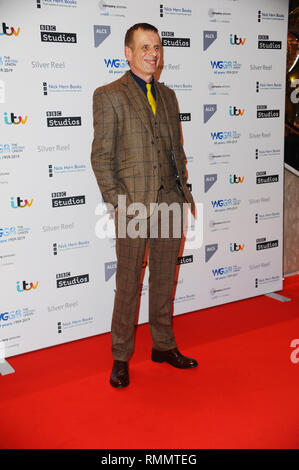 Les clients arrivent pour l'assemblée annuelle Writers' Guild Awards cérémonie tapis rouge à Regent's Park à Londres avec : Tom Watt Où : London, Royaume-Uni Quand : 14 Jan 2019 Credit : WENN.com Banque D'Images