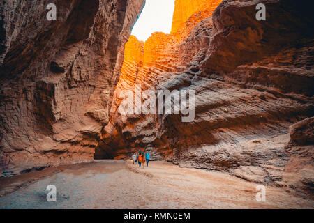 Tianshang Grand Canyon, Xinjiang, Chine Banque D'Images