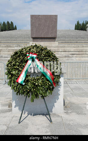 Redipuglia, rendez-vous, de l'Italie - le 3 juin 2017 : grand monument commémoratif de la Première Guerre mondiale Banque D'Images