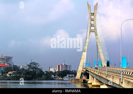 Pont à péage de Lekki, Lagos, Nigeria Banque D'Images