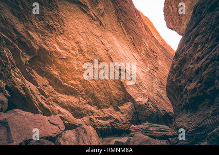Tianshang Grand Canyon, Xinjiang, Chine Banque D'Images