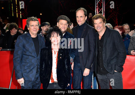 Berlin, Deutschland. Feb 15, 2019. Die Toten Hosen participant à la 'Weil du nur einmal lebst - Die Toten Hosen auf Tour' en première mondiale au 69e Festival International du Film de Berlin/Berlinale 2019 au Palais Friedrichstadt le 15 février 2019 à Berlin, Allemagne. Credit : Geisler-Fotopress GmbH/Alamy Live News Banque D'Images