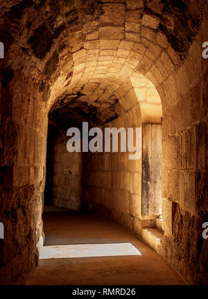 Théâtre du nord, Jerash, Jordanie, gouvernorat de Jerash Banque D'Images