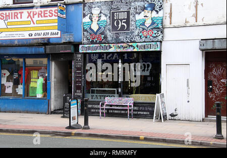 Studio 95 sur Oldham Street dans le quartier Nord de Manchester Banque D'Images