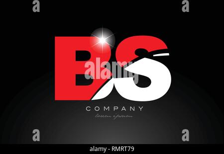 Couleur blanc rouge lettre alphabet combinaison b b s'icône logo design adapté pour une société ou entreprise Illustration de Vecteur