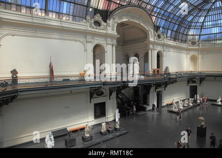 Le Chili, Santiago, Museo Nacional de Bellas Artes, de l'intérieur, Banque D'Images