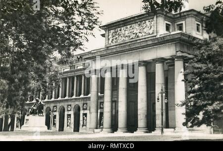 Madrid. Museo del Prado. Fachada. Auteur : VILLANUEVA, JUAN DE. Banque D'Images