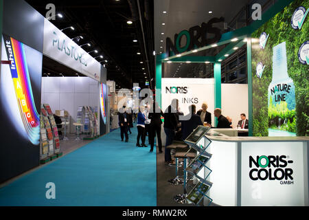 Impressions du monde plus grand salon leader mondial pour le papier, les fournitures de bureau et papeterie à Frankfurt am Main Allemagne en janvier 2019 Banque D'Images