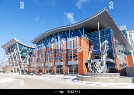 CALGARY, CANADA - May 14, 2019 : Le Southern Alberta Institute of Technology ou SAIT Polytechnic a commencé en 1916 à Calgary et est le troisième plus grand p Banque D'Images