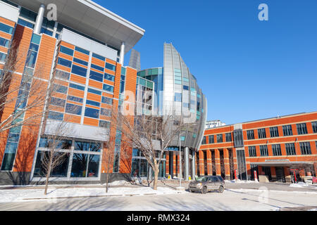 CALGARY, CANADA - May 14, 2019 : Le Southern Alberta Institute of Technology ou SAIT Polytechnic a commencé en 1916 à Calgary et est le troisième plus grand p Banque D'Images