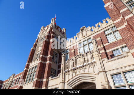 CALGARY, CANADA - May 14, 2019 : Le Southern Alberta Institute of Technology ou SAIT Polytechnic a commencé en 1916 à Calgary et est le troisième plus grand p Banque D'Images