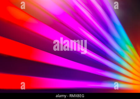 Effet de lumière colorée arc-en-ciel pour le fond Banque D'Images