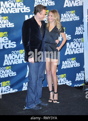 Cameron Diaz et Jason Segel 127  au MTV Movie Awards 2011 à l'Universal Amphitheatre de Los Angeles.Cameron Diaz et Jason Segel  127 cas à Hollywood Life - Californie, Red Carpet Event, USA, Cinéma, Célébrités, photographie, Bestof, Arts, Culture et divertissement, Célébrités, Mode Topix Meilleur de Hollywood, la vie, événement dans la vie d'Hollywood, Californie - Tapis rouge et en backstage, cinéma, télévision, célébrités, célébrités de la musique, des acteurs du Topix même film en salle, et la star ensemble. enquête de crédit, tsuni@Gamma-USA.com Tsuni / USA, 2011 - Groupe, télévision et film cast Banque D'Images