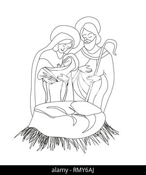 Naissance de Jésus Banque D'Images